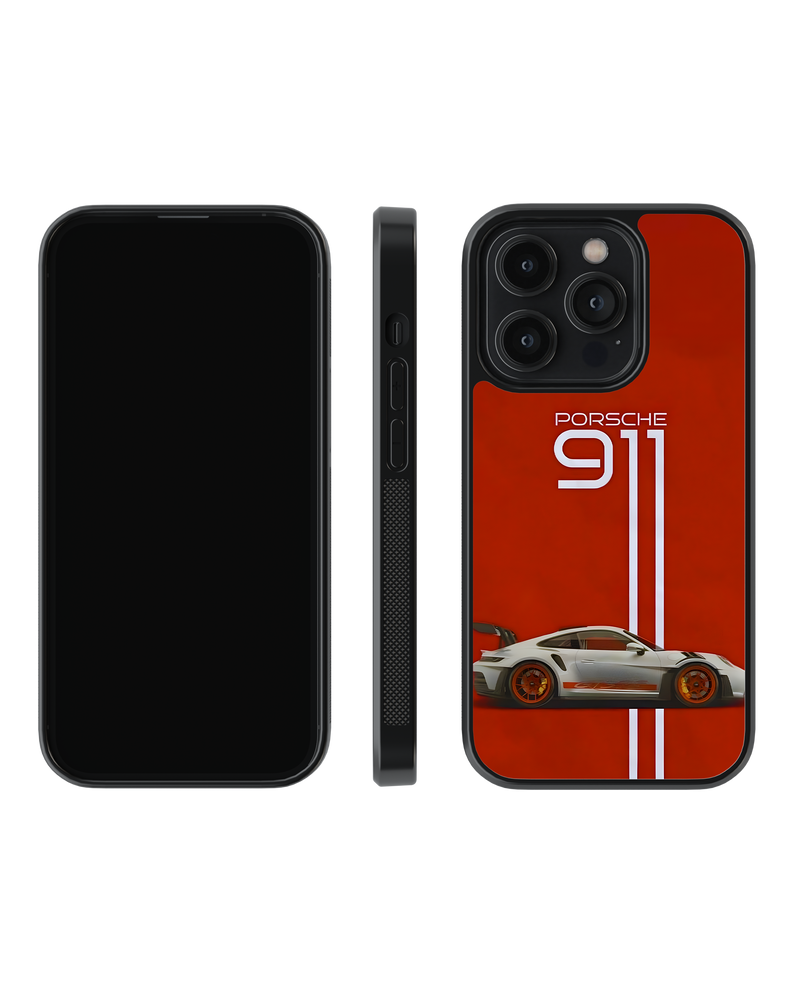 Sports Car Impact Case (Porsche 911 Red)