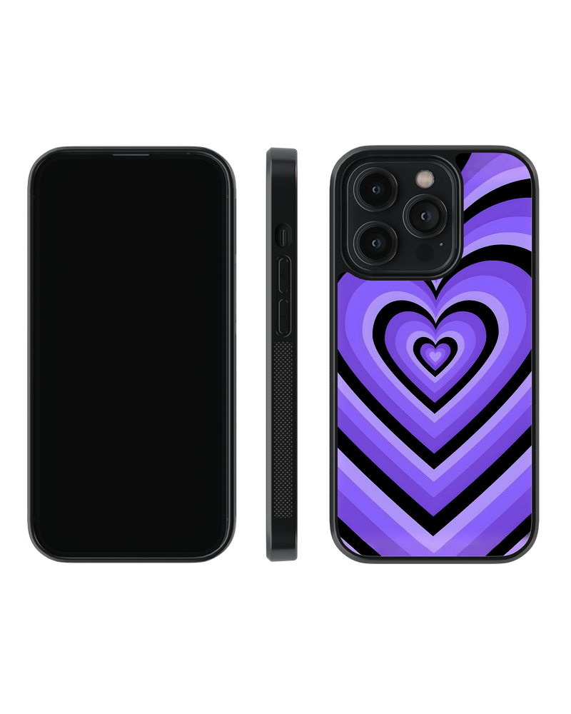 Y2K Impact Case (Purple Hearts)