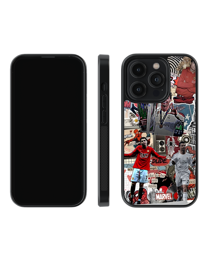 Football Mobile Cover (Ronaldo x Spiderman)