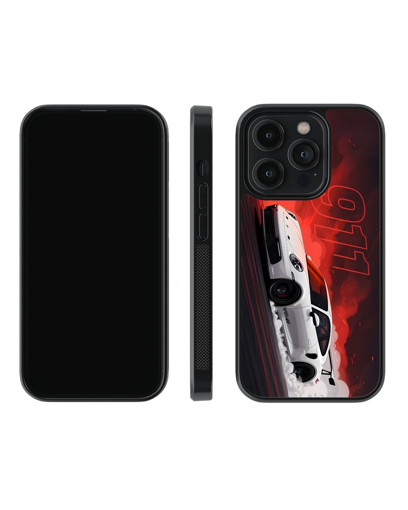 Sports Car Impact Case (White 911)