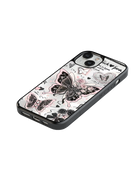 Girls Aesthetic Impact Case (Black Pink Butterfly)