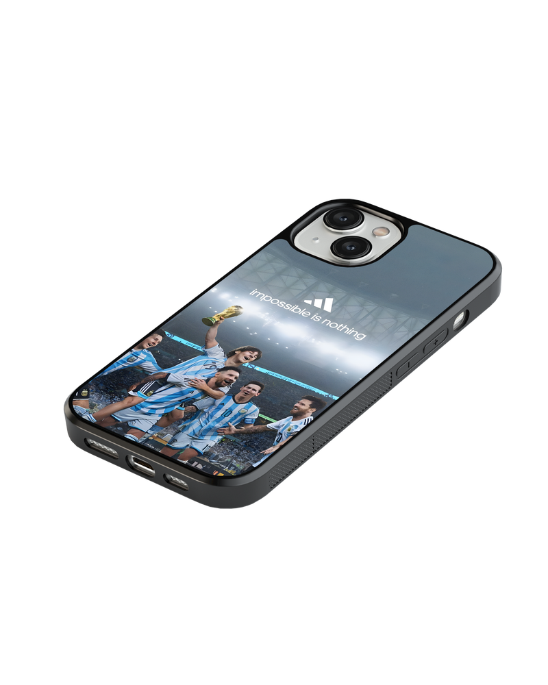 Football Mobile Cover (Messi Nothing is Impossible)
