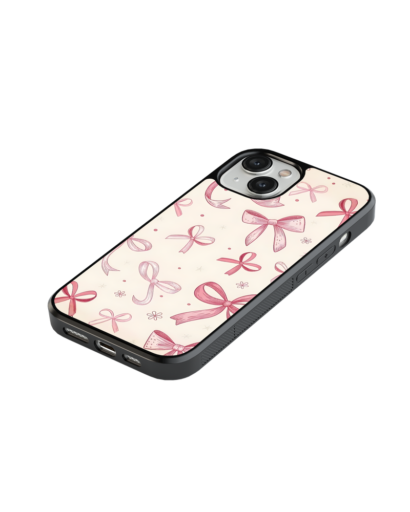 Girls Aesthetic Impact Case (Pink Bows)
