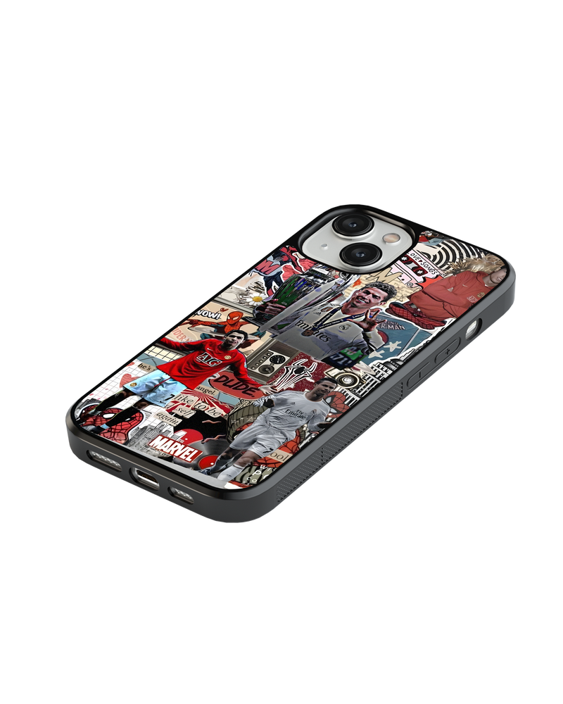Football Mobile Cover (Ronaldo x Spiderman)