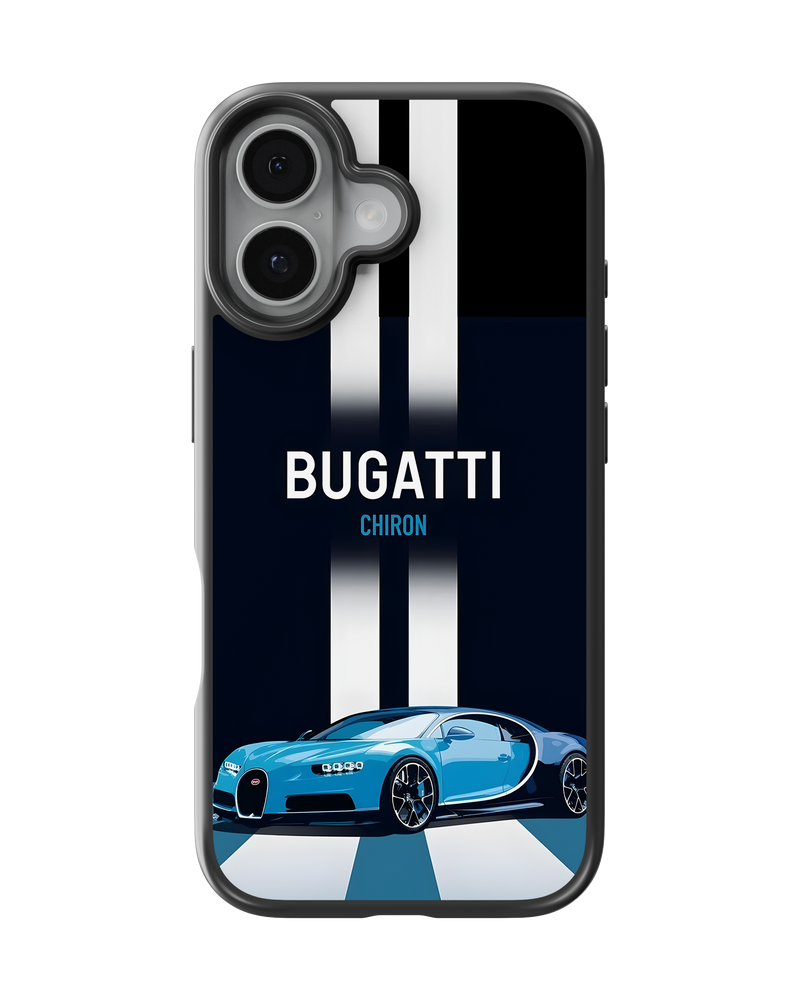 Sports Car Impact Case (Bugatti Chiron)