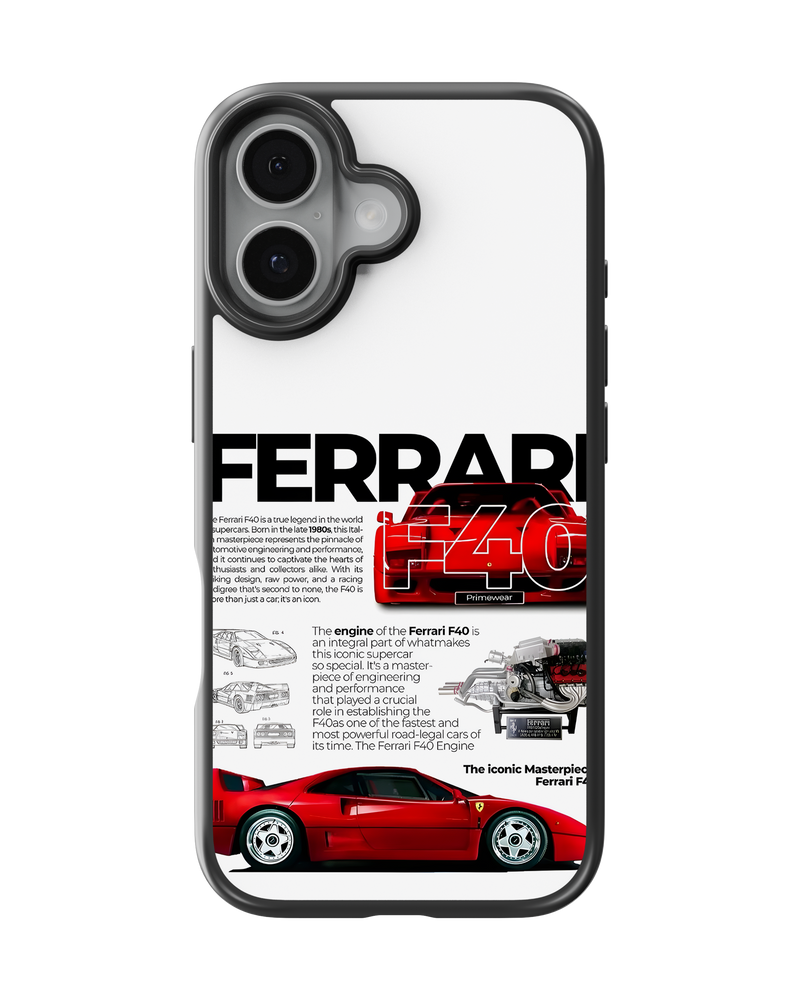 Sports Car Impact Case (Ferrrari F40)