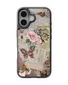 Girls Aesthetic Impact Case (Flowers and Pages)