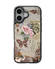 Girls Aesthetic Impact Case (Flowers and Pages)