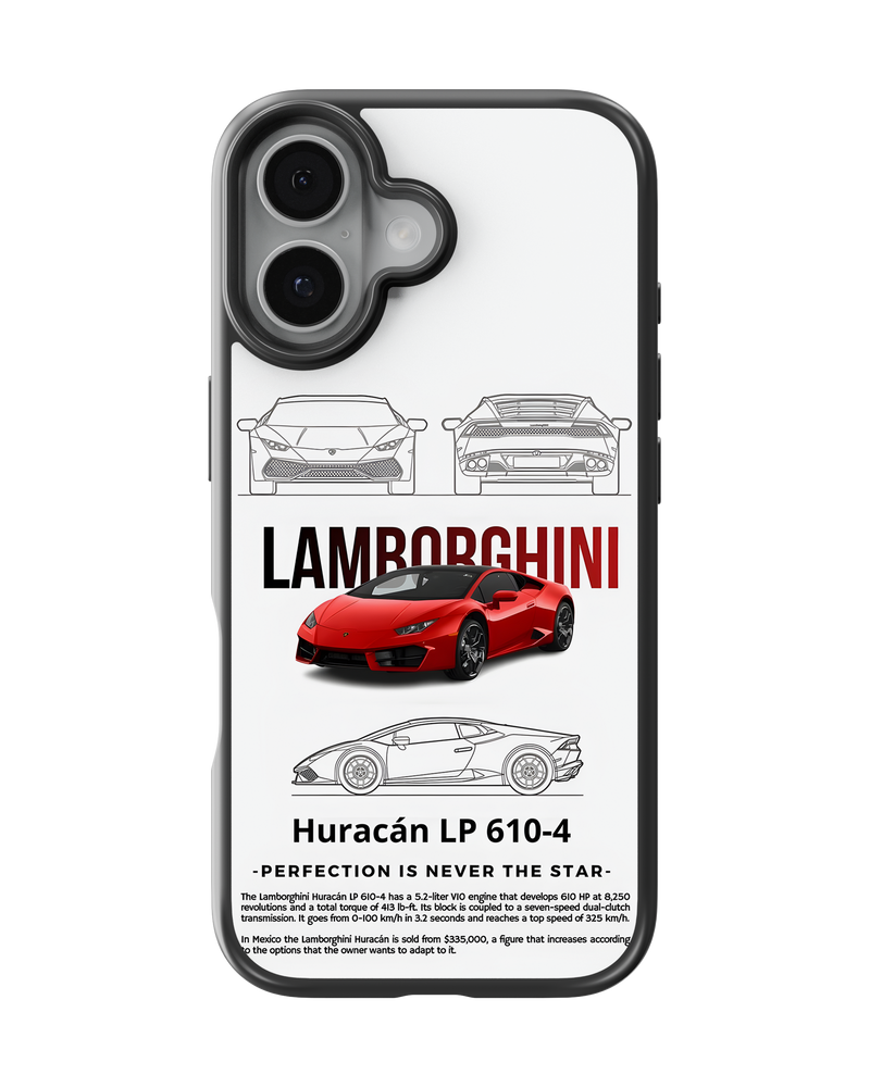 Sports Car Impact Case (Lamborghini Huracan)
