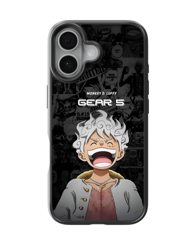 One Piece Mobile Cover (Luffy Gear 5 Black)