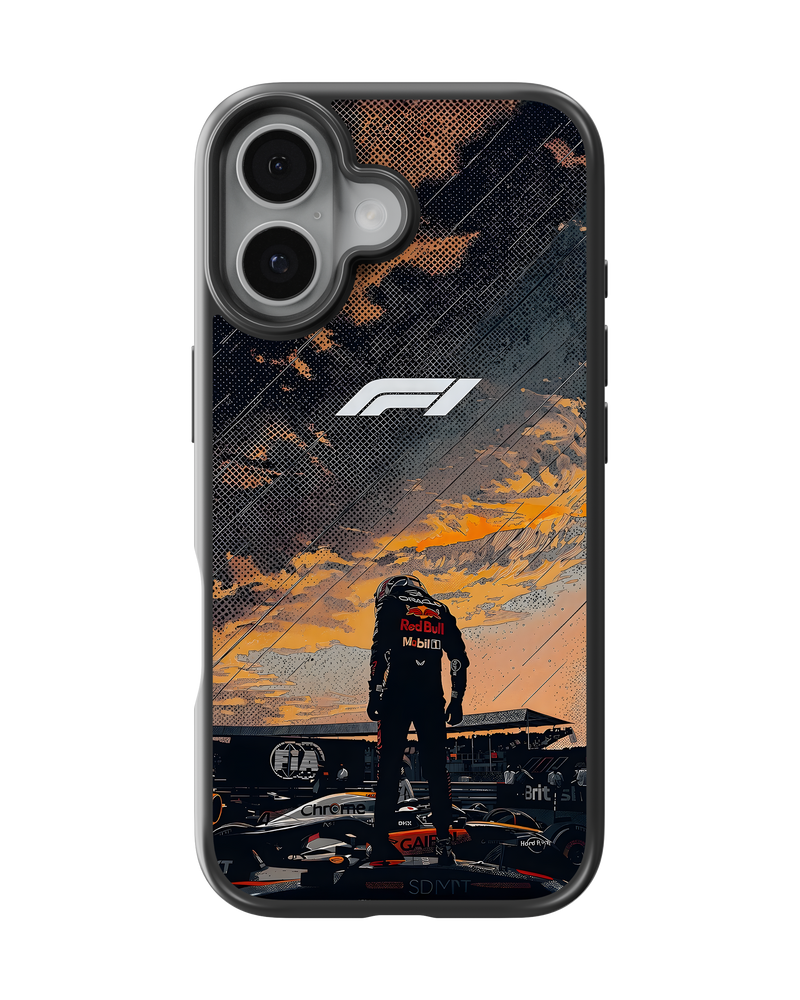 Formula 1 Impact Case (Max Verstappen Sunset)