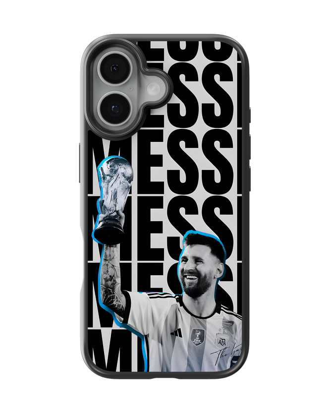 Football Mobile Cover (Messi Messi Messi)