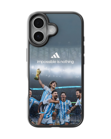 Football Mobile Cover (Messi Nothing is Impossible)