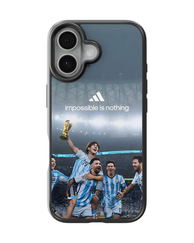 Football Mobile Cover (Messi Nothing is Impossible)