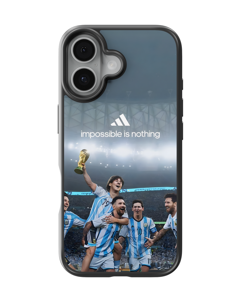 Football Mobile Cover (Messi Nothing is Impossible)