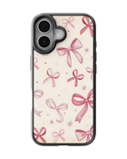 Girls Aesthetic Impact Case (Pink Bows)