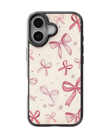 Girls Aesthetic Impact Case (Pink Bows)