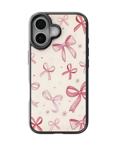 Girls Aesthetic Mobile Cover (Pink Bows)