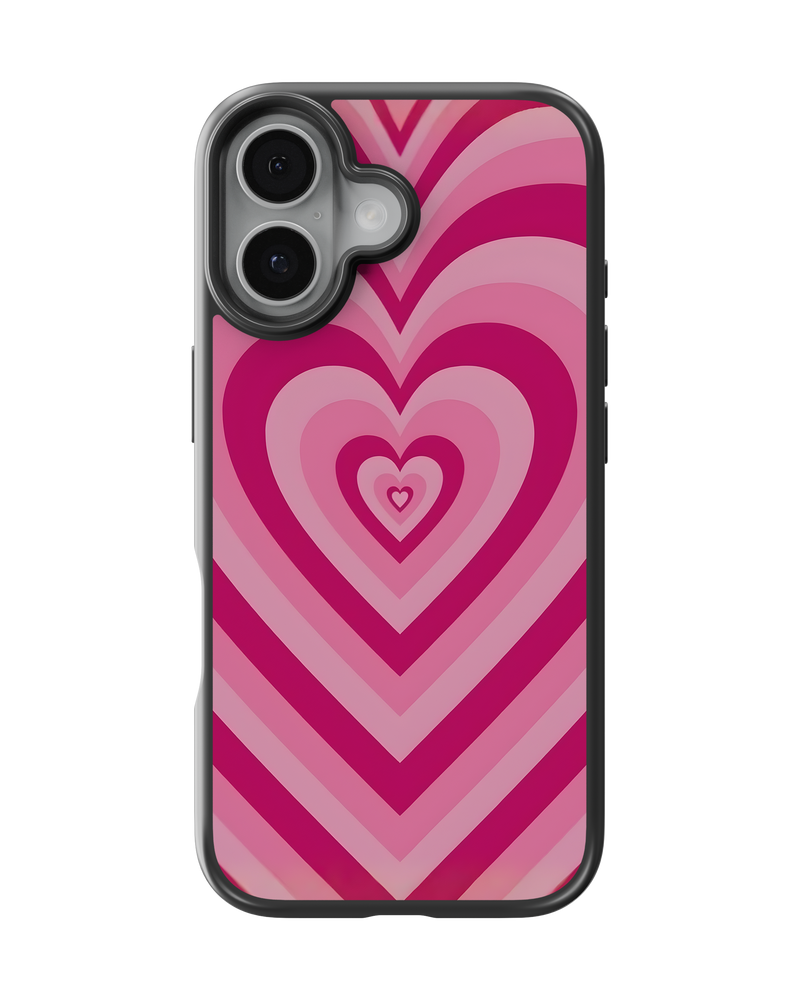 Y2K Impact Case (Pink Hearts)
