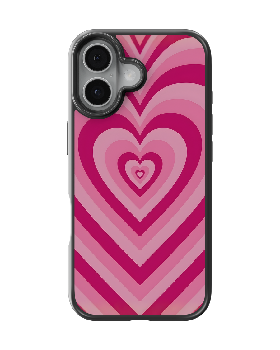 Y2K Impact Case (Pink Hearts)