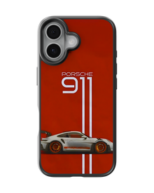 Sports Car Impact Case (Porsche 911 Red)