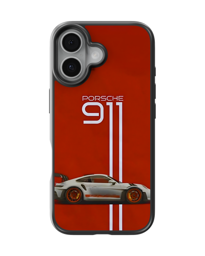 Sports Car Mobile Cover (Porsche 911 Red)