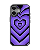Y2K Impact Case (Purple Hearts)