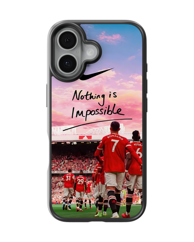 Football Mobile Cover (Ronaldo Nothing is Impossible)