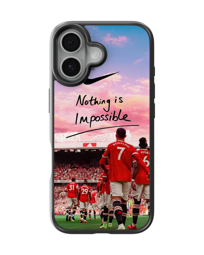Football Mobile Cover (Ronaldo Nothing is Impossible)