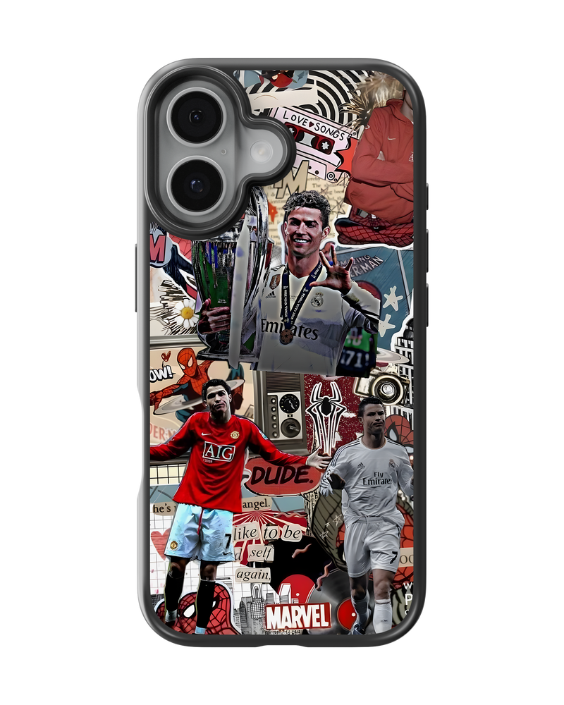 Football Mobile Cover (Ronaldo x Spiderman)