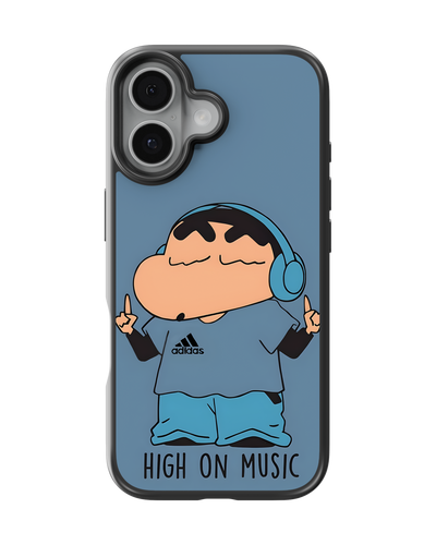 Cartoon Mobile Cover (Shinchan High on Music)