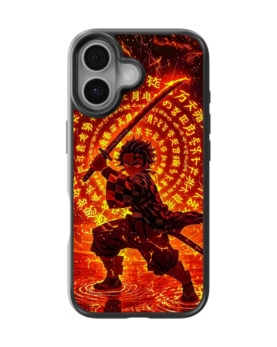 Demon Slayer Mobile Cover (Sun Breathing)