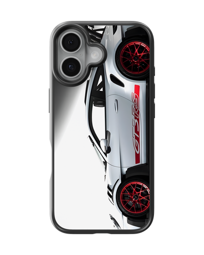 Sports Car Mobile Cover (White GT3 RS)