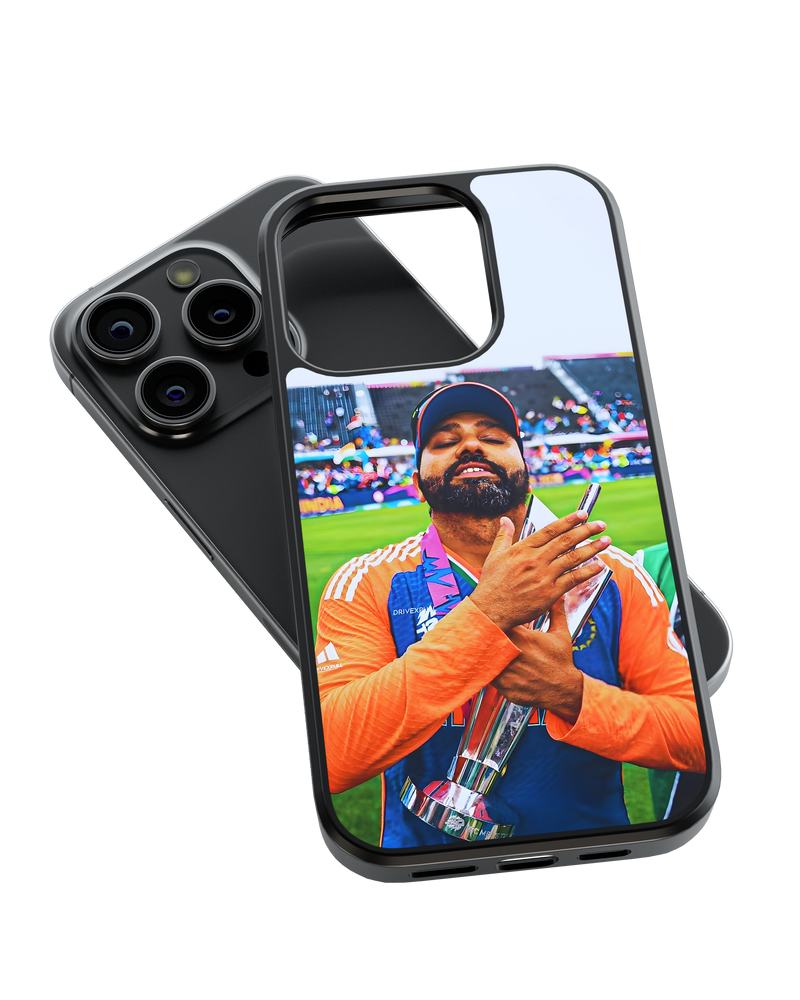 Cricket Mobile Cover (Rohit Sharma T20 Champion)