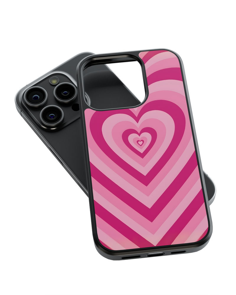 Y2K Impact Case (Pink Hearts)