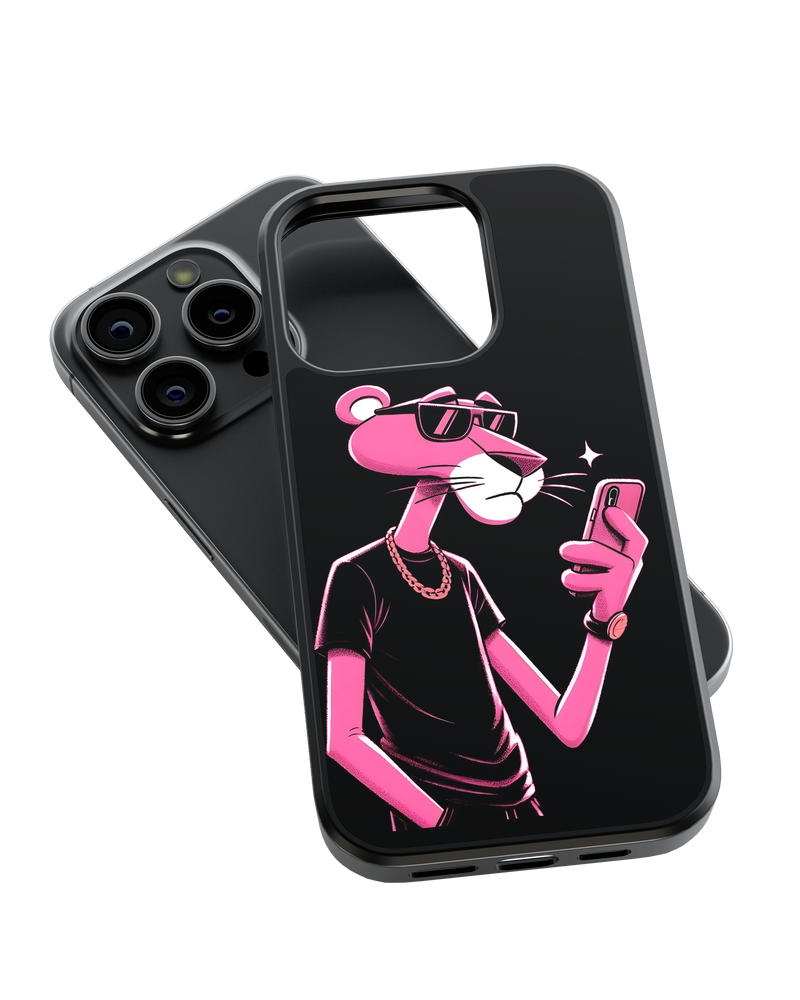 Cartoon Impact Case (Pink Panther Dark)