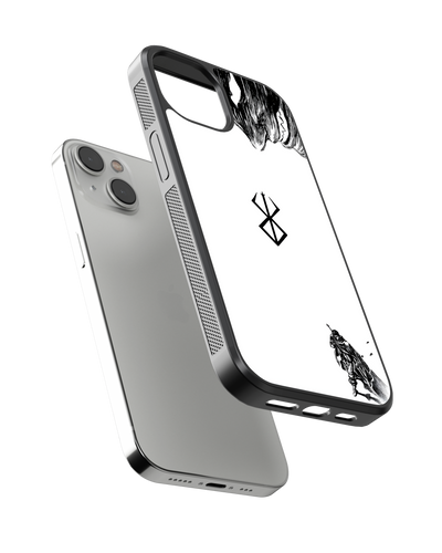 Berserk Mobile Cover (Berserk Symbol White)