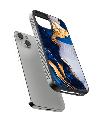 Marbel Mobile Cover (Blue Marbel)