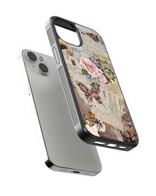 Girls Aesthetic Impact Case (Flowers and Pages)