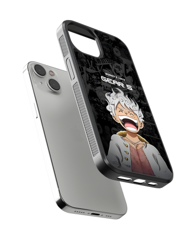 One Piece Mobile Cover (Luffy Gear 5 Black)