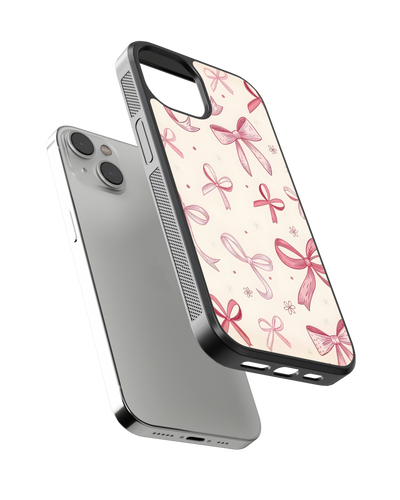 Girls Aesthetic Mobile Cover (Pink Bows)