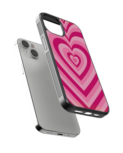 Y2K Mobile Cover (Pink Hearts)