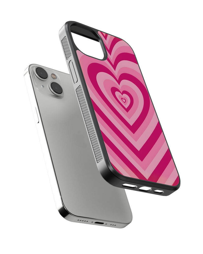 Y2K Impact Case (Pink Hearts)
