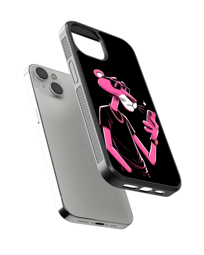 Cartoon Mobile Cover (Pink Panther Dark)