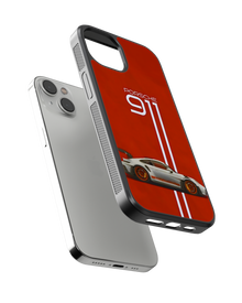 Sports Car Impact Case (Porsche 911 Red)