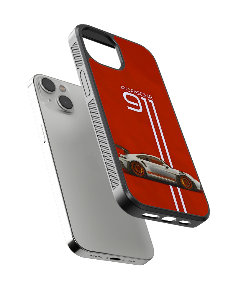 Sports Car Impact Case (Porsche 911 Red)