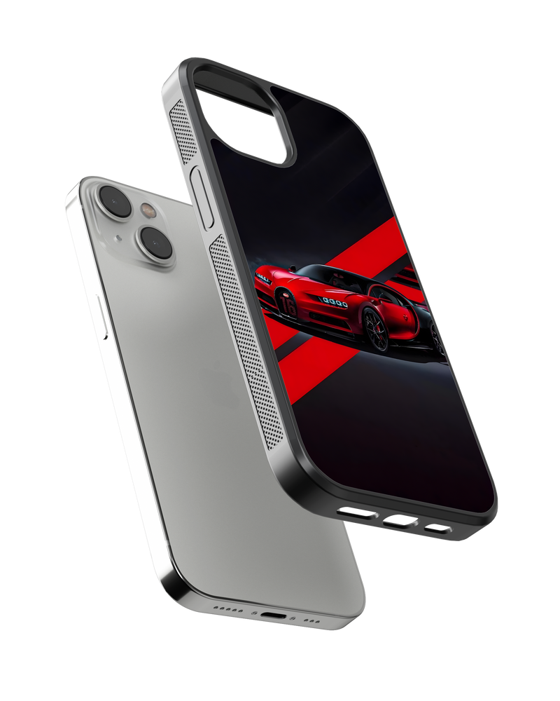 Sports Car Impact Case (Red Chiron)