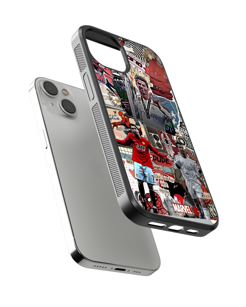 Football Mobile Cover (Ronaldo x Spiderman)