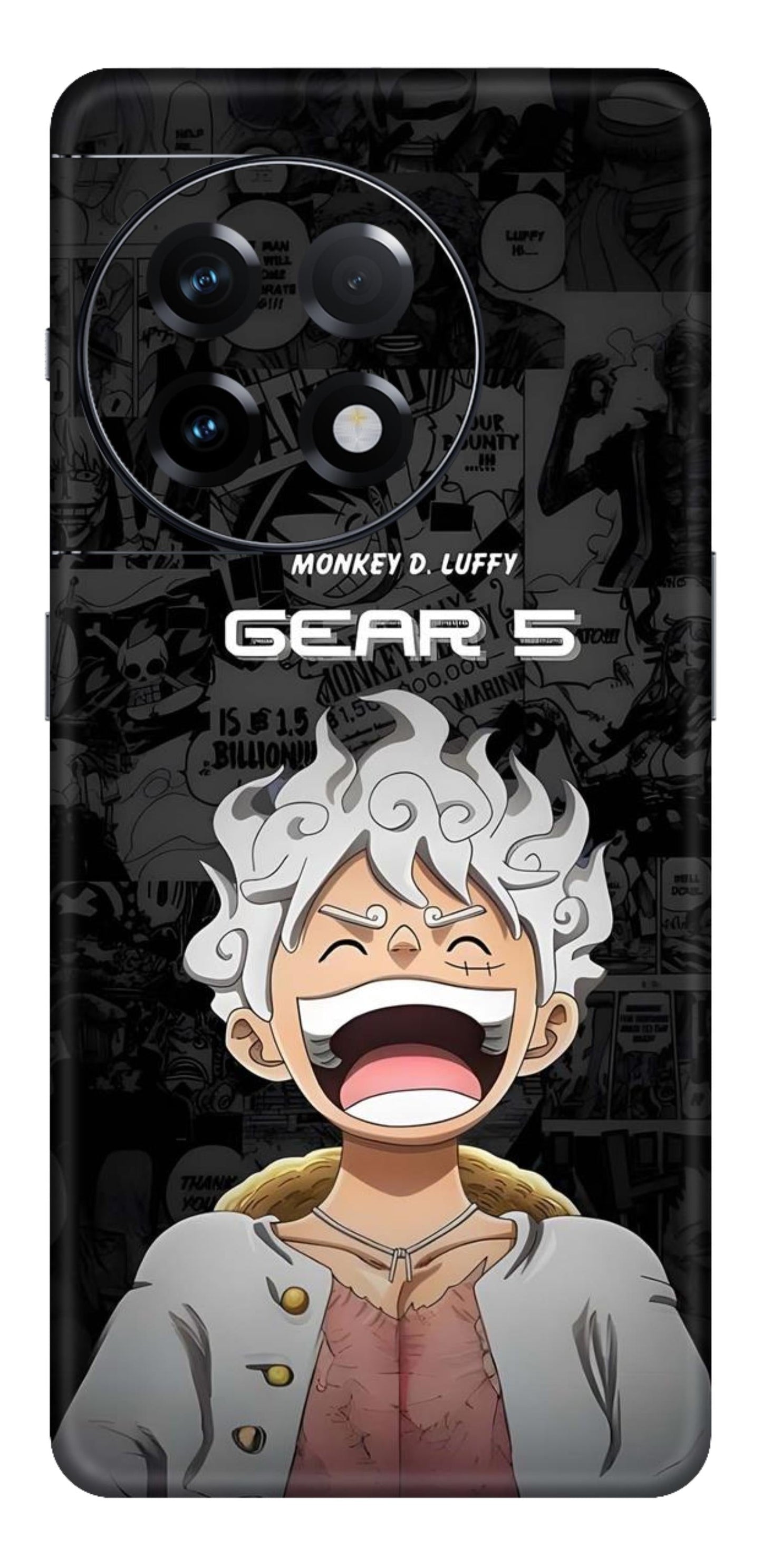 One Piece Mobile Skin (Luffy Gear 5 Black) - All Mobile Available