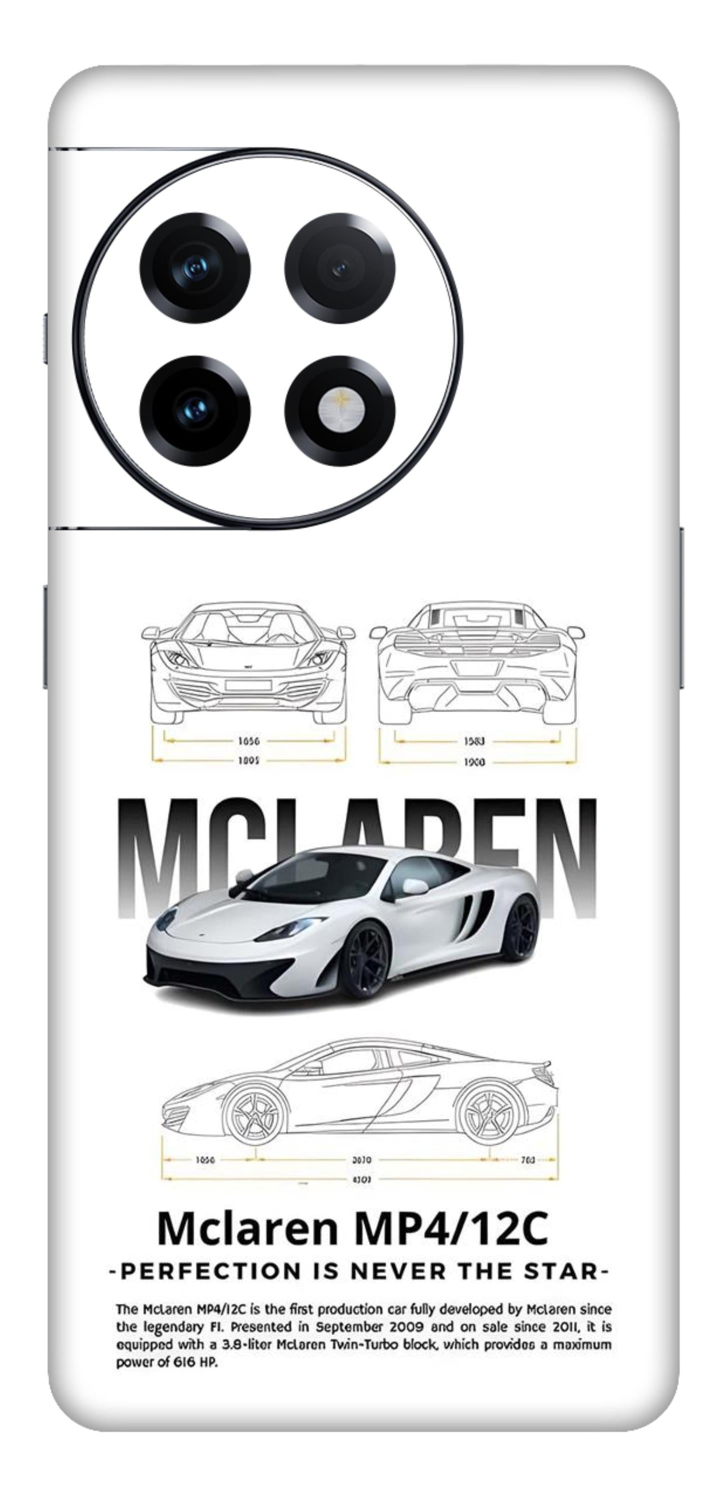 Sports Cars Mobile Skin (Mclaren Mp 4) - All Mobile Available